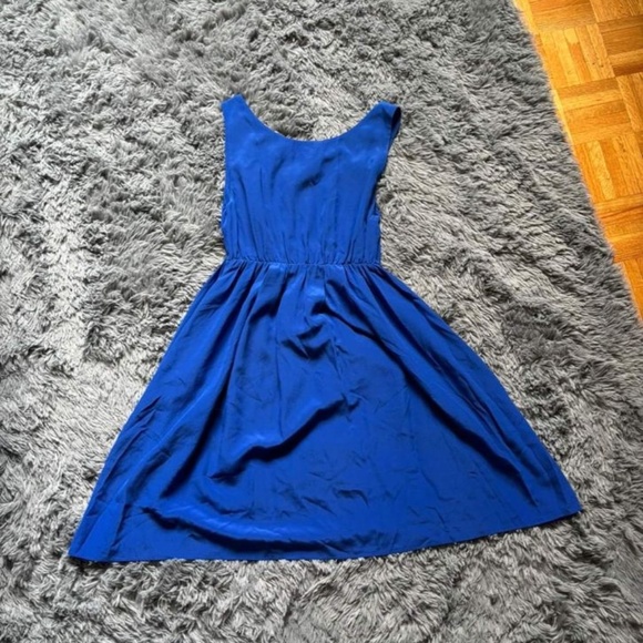 CLUB MONACO- DARK BLUE DRESS (SIZE 0) - Picture 2 of 4